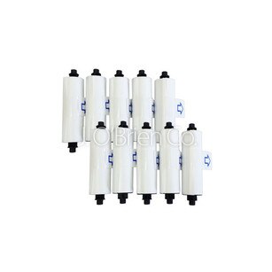 two rows of five cleaning rollers